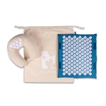 Load image into Gallery viewer, TRAVEL SET, ACUPRESSURE KANJO NECK PILLOW + FOOT MAT (10/CS)
