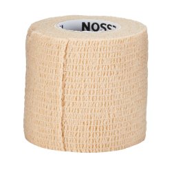 Cohesive Bandage McKesson 2 Inch X 5 Yard Self-adherent Closure Tan NonSterile Standard Compression BANDAGE, COHESIVE N/S TAN 2" (36PK/CS)