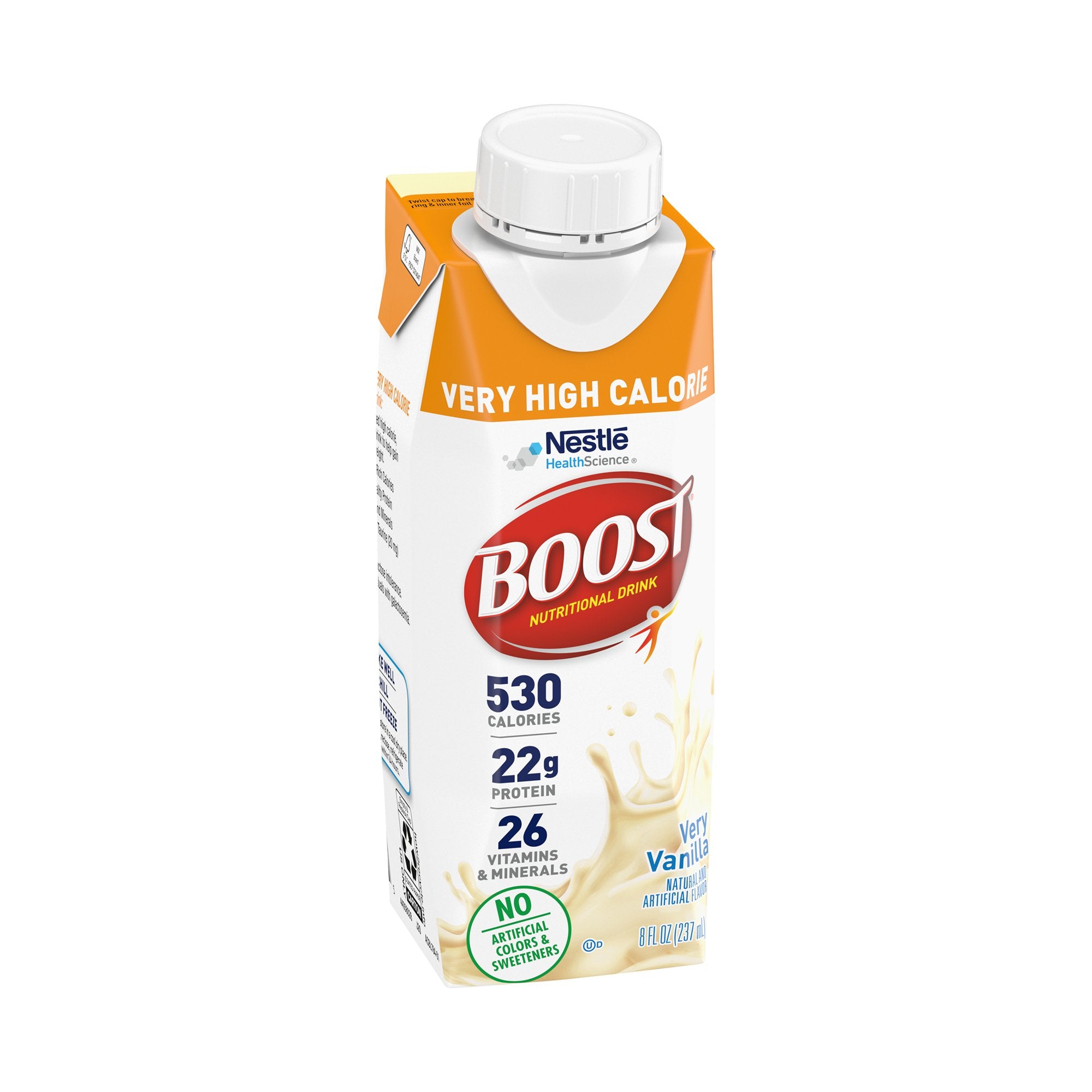 Boost Very High Calorie Vanilla Nutritional Drink, 8-ounce carton (24/CS)