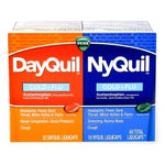 Load image into Gallery viewer, DayQuil® Nyquil® Combo Pack 325 mg - 10 mg - 5 mg Strength and 325 mg - 15 mg - 6.25 mg Strength Gelcap 48 per Box
