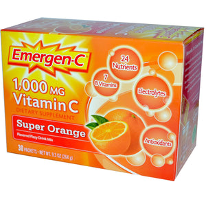 Emergen-C® Vitamin C Drink Mix, Super Orange Flavor