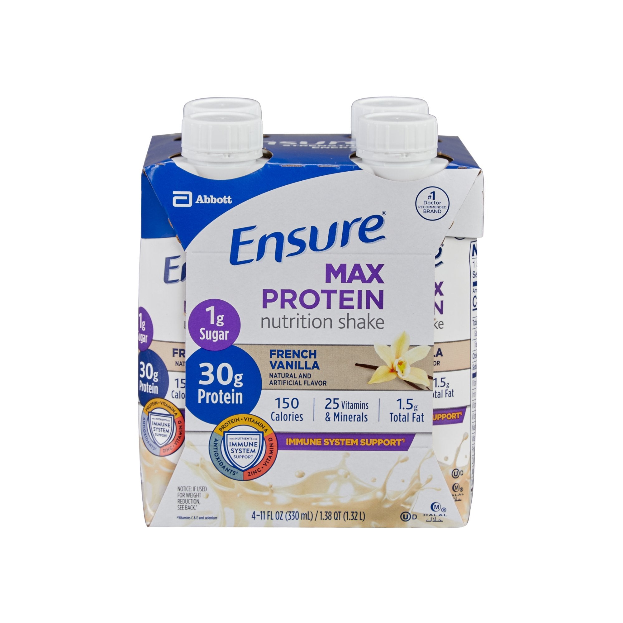 Ensure® Max Protein Nutrition Shake, Vanilla, 11-ounce carton