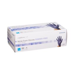 McKesson Confiderm® 3.0 Nitrile Exam Glove, Large, Blue