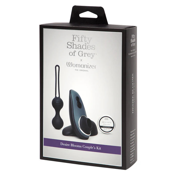 Fifty Shades of Grey Womanizer Desire Blooms Kit Black Fifty Shades of Grey