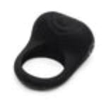 Load image into Gallery viewer, Fifty Shades of Grey Sensation Rechargeable Silicone Vibrating Love Ring Black
