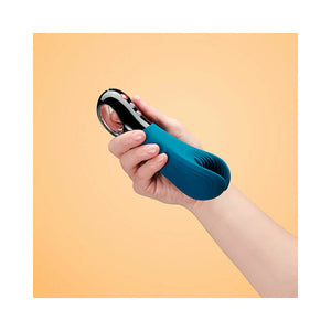 Fun Factory Manta Vibrating Stroker Deep Blue Fun Factory