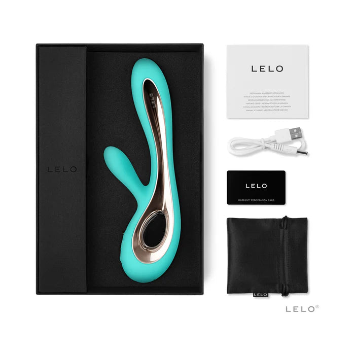 LELO SORAYA 2 Rechargeable Rabbit Vibrator Black