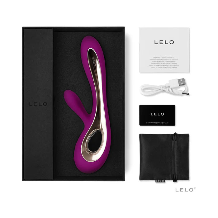 LELO SORAYA 2 Rechargeable Rabbit Vibrator Black