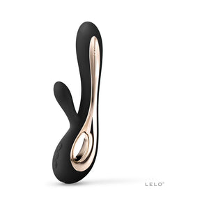 LELO SORAYA 2 Rechargeable Rabbit Vibrator Black LELO