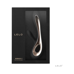 LELO SORAYA 2 Rechargeable Rabbit Vibrator Black LELO