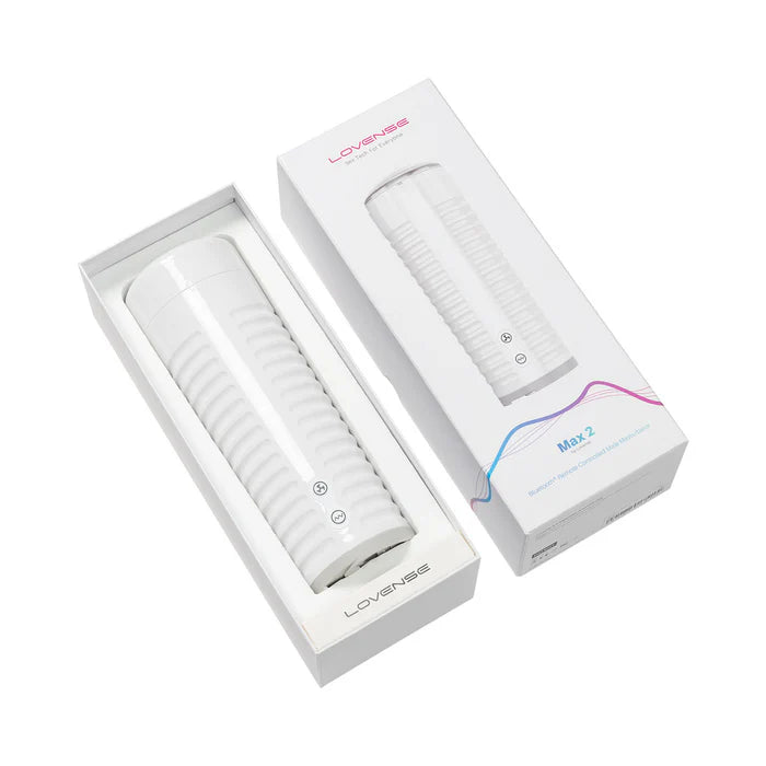 Lovense Max 2 Bluetooth App-Controlled Vibrating and Suction Masturbator (Neutral Sleeve) Lovense