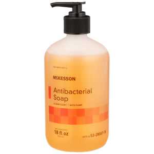 McKesson Clean Scent Antibacterial Soap, 18 oz. Bottle