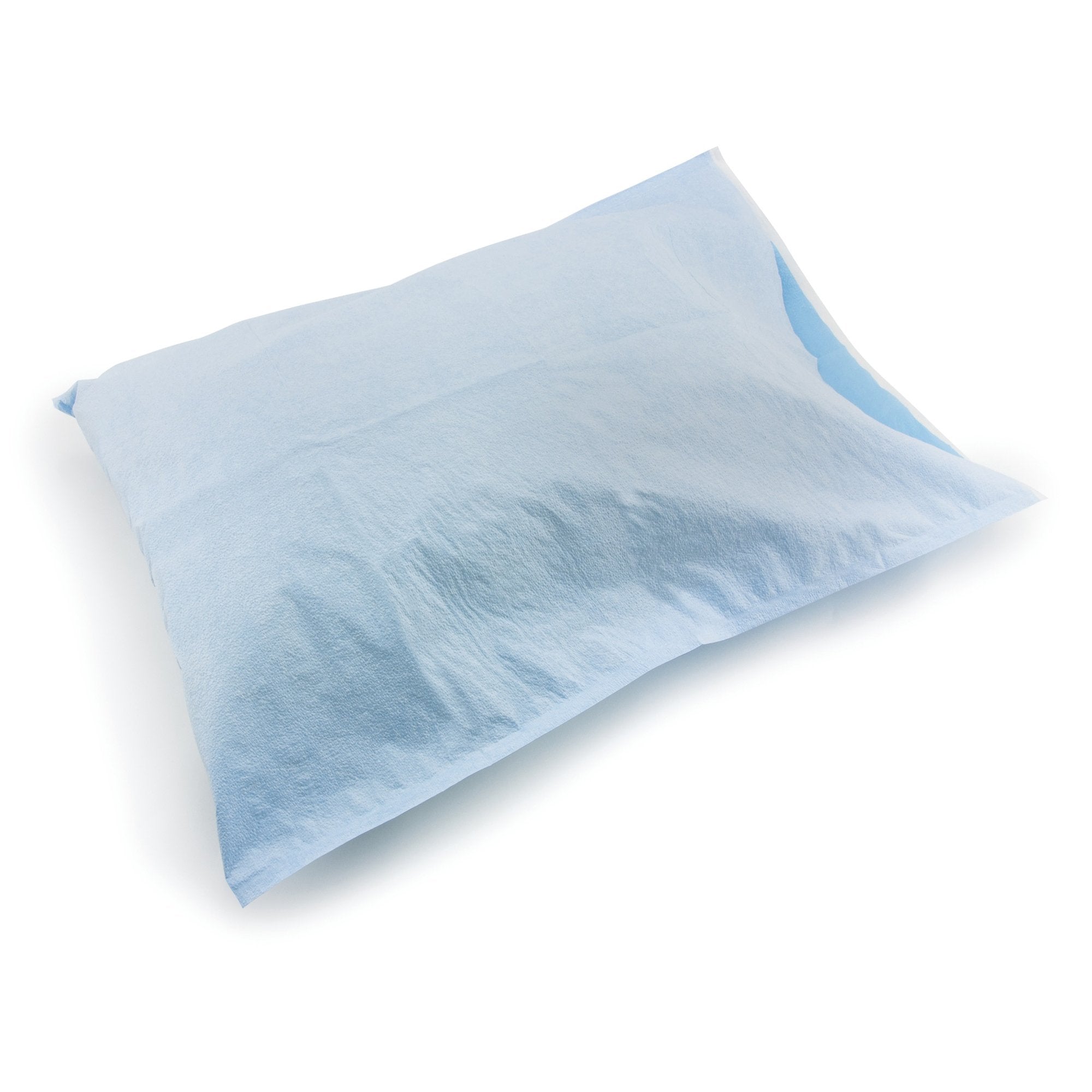 McKesson Blue Tissue/Poly Disposable Pillowcase, 21 x 30 Inch