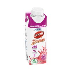 Oral Supplement Boost Breeze® Wild Berry Flavor Liquid 8 oz. Carton