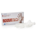 Load image into Gallery viewer, Exam Glove McKesson Confiderm® Large NonSterile Vinyl Standard Cuff Length Smooth Clear Not Rated
