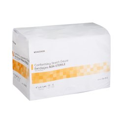 McKesson Nonsterile Conforming Bandage, 4 Inch x 4-1/10 Yard