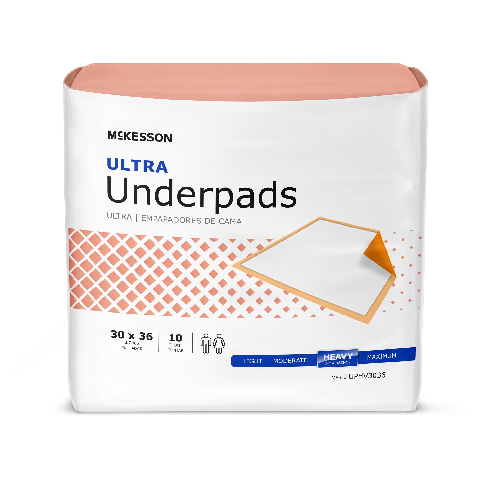 McKesson Ultra Heavy Absorbency Underpad, 30 x 36 Inch