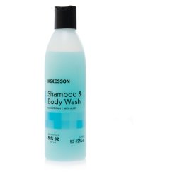 McKesson 2-in-1 Shampoo and Body Wash, Flip-Top Bottle, 8 oz, Summer Rain Scent - Case