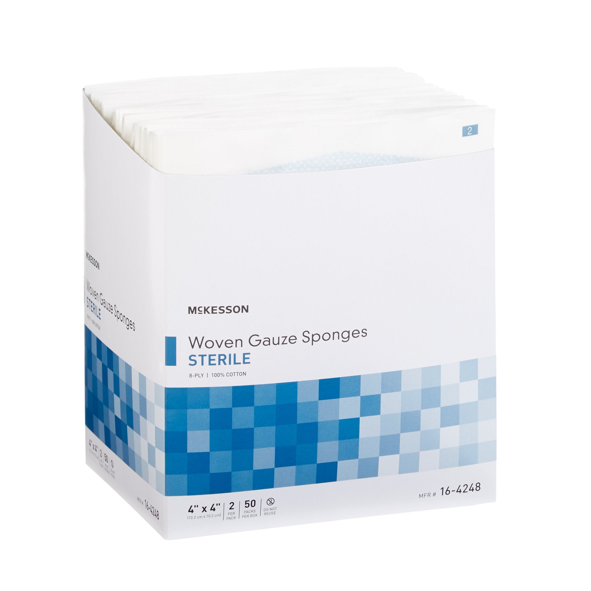 McKesson Sterile Gauze Sponge, 4 x 4 Inch