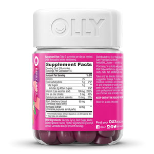 Olly Active Immunity + Elderberry Gummies Berry Brave