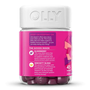 Olly Active Immunity + Elderberry Gummies Berry Brave