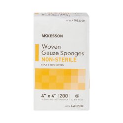 McKesson Gauze Sponge, 4 x 4 Inch, 8-Ply