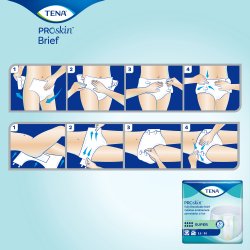 Unisex Adult Incontinence Brief TENA ProSkin™ Super X-Large Disposable Heavy Absorbency BRIEF, TENA SUPER ADLT XLG (15/BG 4BG/CS) SCAPER