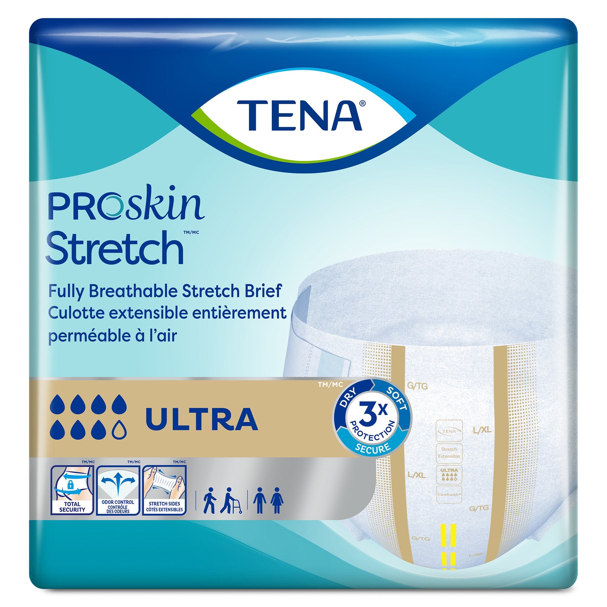 Tena® Stretch™ Ultra Incontinence Brief, Extra Extra Large