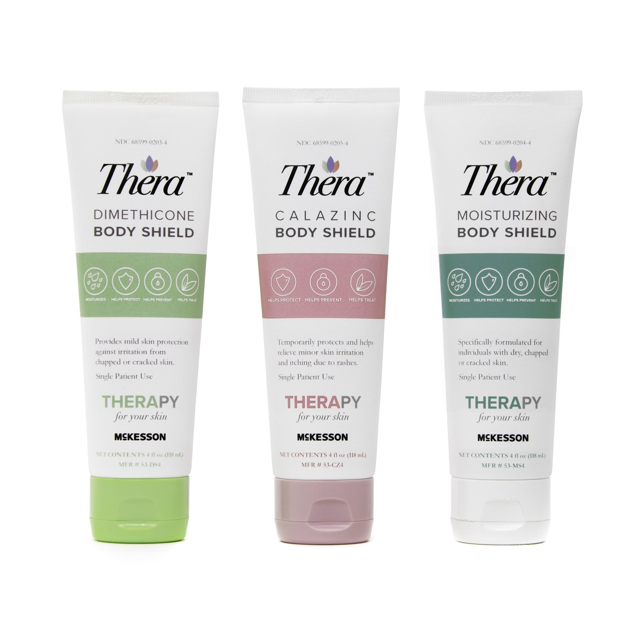 Skin Protectant Thera® Calazinc Body Shield 4 oz. Tube Scented Cream SHIELD, BODY THERA CALAZINC 4OZ