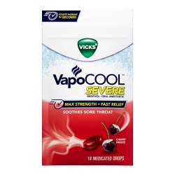 Vicks® VapoCool™ Severe Medicated Drops, Cherry Freeze