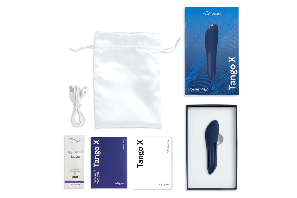 We-Vibe Tango X Rechargeable Silicone Intense Bullet Vibrator Midnight Blue