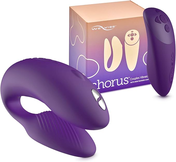 We-Vibe Chorus Rechargeable Remote-Controlled Silicone Couples Vibrator Purple