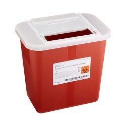 McKesson Prevent® Sharps Container, 2 Gallon, 10-1/4 x 7 x 10-1/2 Inch