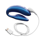 Load image into Gallery viewer, We-Vibe Chorus Rechargeable Remote-Controlled Silicone Couples Vibrator Cosmic Blue
